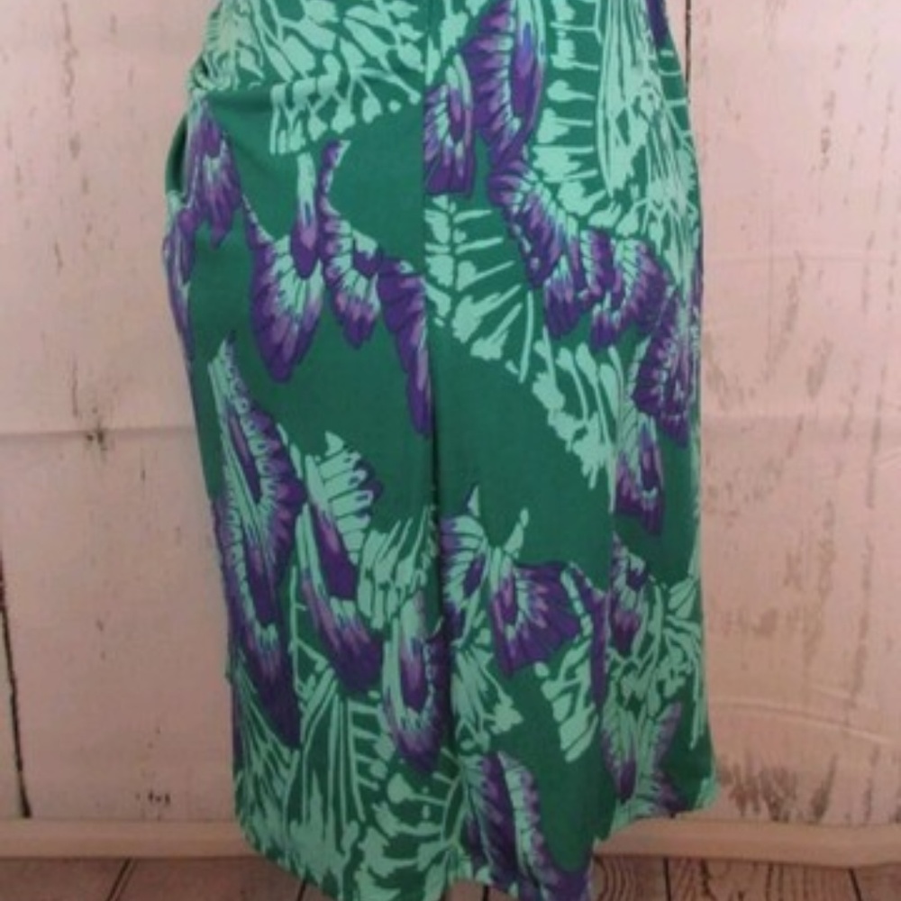 Gianni Bini Green Above Knee One Shoulder dress - Picture 2 of 5